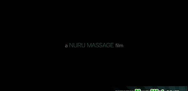  Nuru Massage WIth Busty Asian And Hardcore Fucking On Air Matress 12